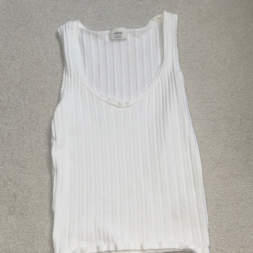 Wilfred White Tank Top